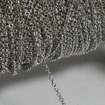 Red Copper Metal Free Nickel Good Rhodium Plated 2/2.5/3.2/3.5/4mm Jewelry Necklace Chains Circle Rolo Links 100 Meters/Troll
Red Copper Metal Free Nickel Good Rhodium Plated 2/2.5/3.2/3.5/4mm Jewelry Necklace Chains Circle Rolo Links 100 Meters/Troll