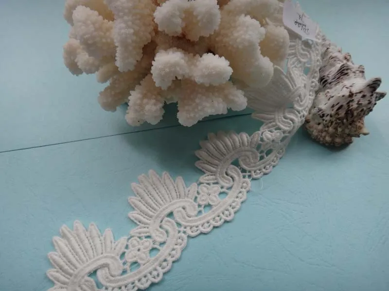 5 yard/lot width 2.17" 5.5cm white cotton lace trim ribbon diy fabric material 27344L4K272
5 yard/lot width 2.17" 5.5cm white cotton lace trim ribbon diy fabric material 27344L4K272