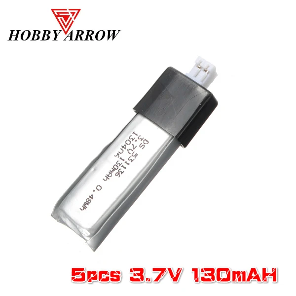 5pcs 3.7V 130mAH 0.48WH Lipo Battery PH2.0 Connector for WLtoy V911 RC Helicopter Multirotor Tiny Whoop FPV Racing Drone
5pcs 3.7V 130mAH 0.48WH Lipo Battery PH2.0 Connector for WLtoy V911 RC Helicopter Multirotor Tiny Whoop FPV Racing Drone