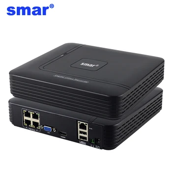 Smar 48V POE NVR 4 Channel Mini NVR Full HD Standalone Hi3515C 1920*1080P ONVIF For 48V POE IP Camera Security System XMEYE APP
Smar 48V POE NVR 4 Channel Mini NVR Full HD Standalone Hi3515C 1920*1080P ONVIF For 48V POE IP Camera Security System XMEYE APP