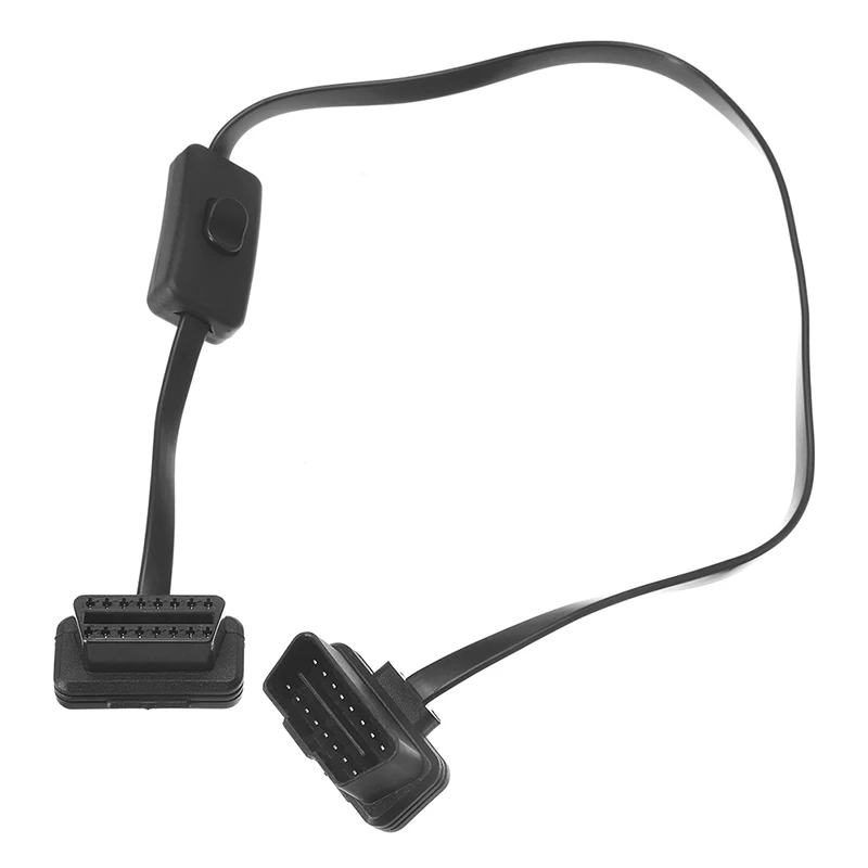 16 Pin OBD2 Extender Cable Adapter Male To Dual Female OBD 2 Connector With Switch On/Off 67CM
16 Pin OBD2 Extender Cable Adapter Male To Dual Female OBD 2 Connector With Switch On/Off 67CM