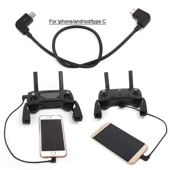 NEW Data Cable For DJI Spark/MAVIC Pro USB TypeC Type C Cable for iPhone 7 lightning For DJI MAVIC Pro/Spark Controller To phone
NEW Data Cable For DJI Spark/MAVIC Pro USB TypeC Type C Cable for iPhone 7 lightning For DJI MAVIC Pro/Spark Controller To phone