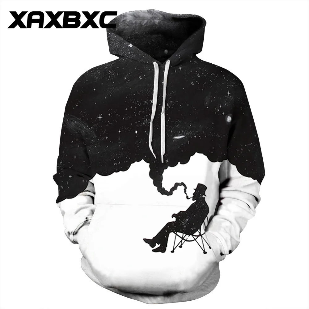 2018 New 305 Smoking Men Galaxy Black White 3D Printed Women Jacket Hooded Femme Sweatshirt Casual Loose Men Pocket Hoodies Coat
2018 New 305 Smoking Men Galaxy Black White 3D Printed Women Jacket Hooded Femme Sweatshirt Casual Loose Men Pocket Hoodies Coat