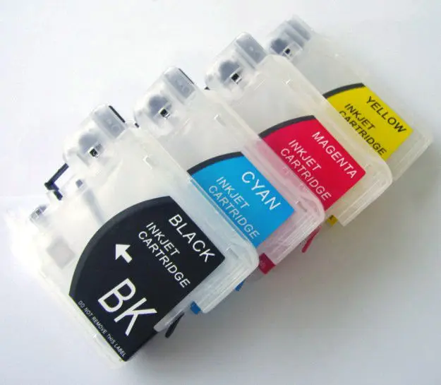 Refillable Cartridges for Brother LC16 LC38 LC61 LC65 LC67 LC980 LC990 LC1100 printer
Refillable Cartridges for Brother LC16 LC38 LC61 LC65 LC67 LC980 LC990 LC1100 printer