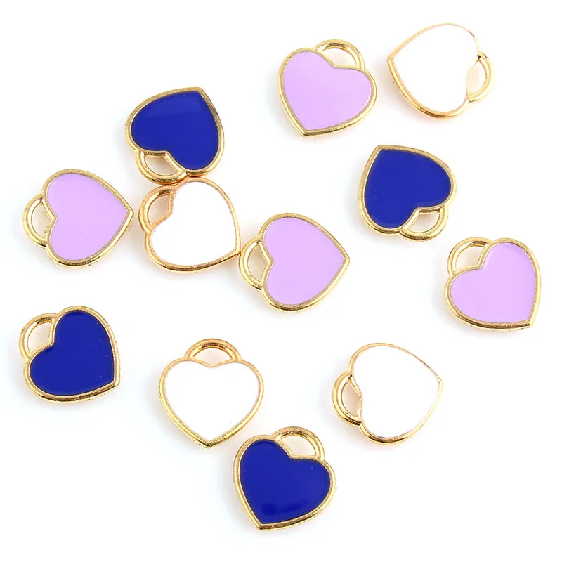 10pcs 11x12mm Gold color Alloy Love Heart Enamel Charm Pendants Fit DIY jewelry Making Necklace Earrings
10pcs 11x12mm Gold color Alloy Love Heart Enamel Charm Pendants Fit DIY jewelry Making Necklace Earrings