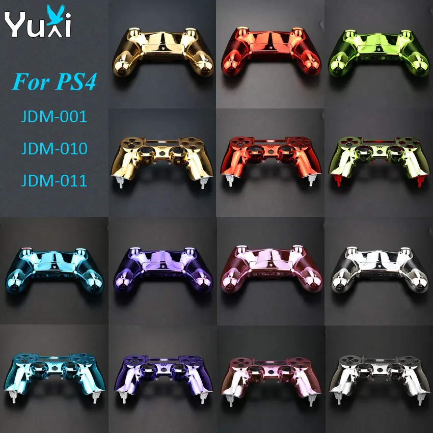 YuXi Chrome Case Front & back Upper Lower Cover Housing Shell for PS4 V1 old version JDM-001 Controller Gamepad Replacement
YuXi Chrome Case Front & back Upper Lower Cover Housing Shell for PS4 V1 old version JDM-001 Controller Gamepad Replacement