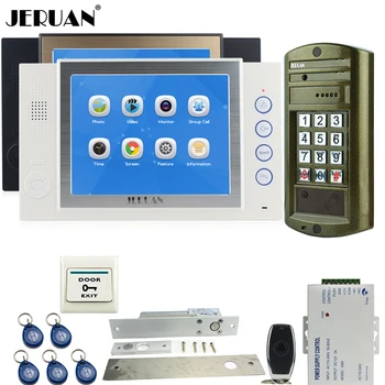 JERUAN 8 inch Video Door Phone Record Intercom System kit 2 Monitor + NEW Waterproof Password HD Mini Camera 8GB TF Card 1V2
JERUAN 8 inch Video Door Phone Record Intercom System kit 2 Monitor + NEW Waterproof Password HD Mini Camera 8GB TF Card 1V2