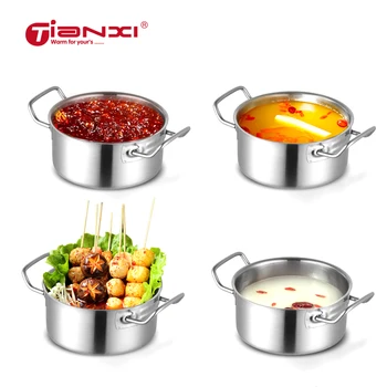 Stainless Steel Soup pot pot Saucepan Mini Hotpot Cooking pot Kitchenware pans Restaurant Kitchen Milk noodles Porridge pan TG17
Stainless Steel Soup pot pot Saucepan Mini Hotpot Cooking pot Kitchenware pans Restaurant Kitchen Milk noodles Porridge pan TG17