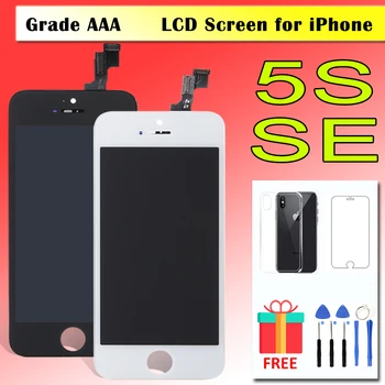 For iPhone SE 5SE LCD Display with Touch Screen Digitizer Assembly Replacement for iPhone SE Front Glass White Black Grade AAA
For iPhone SE 5SE LCD Display with Touch Screen Digitizer Assembly Replacement for iPhone SE Front Glass White Black Grade AAA