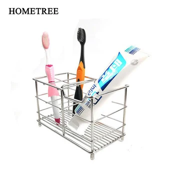 HOMETREE Bathroom Toothpaste Toothbrush Holder Stand Stainless Steel Razor Holder Storage Organizer Bathroom Accessories H700
HOMETREE Bathroom Toothpaste Toothbrush Holder Stand Stainless Steel Razor Holder Storage Organizer Bathroom Accessories H700
