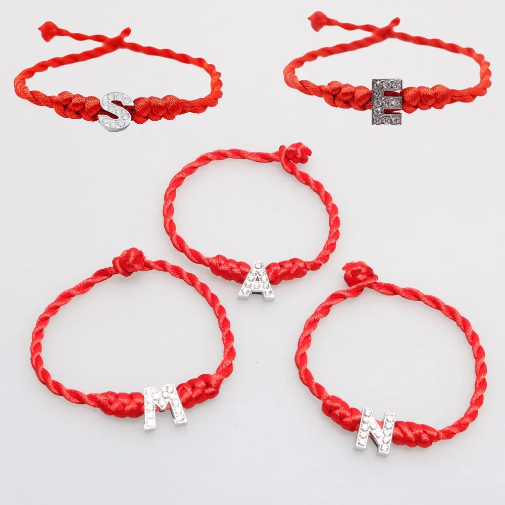 2018 1pcs Hot A-Z 26 Letters Red Thread String Letters Bracelets Red Rope Charm Women Lucky Bracelet Jewelry Gift For Couple 7
2018 1pcs Hot A-Z 26 Letters Red Thread String Letters Bracelets Red Rope Charm Women Lucky Bracelet Jewelry Gift For Couple 7