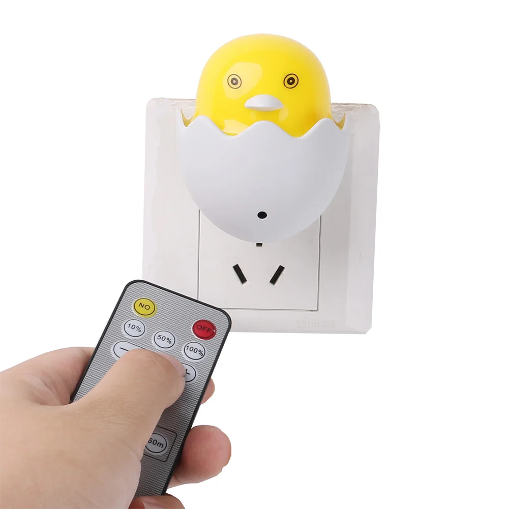 Wall Socket Lamps US EU Plug LED Night Light AC 110-220V Light Remote Control Yellow Duck Bedroom Lamp Gift for Children Cute
Wall Socket Lamps US EU Plug LED Night Light AC 110-220V Light Remote Control Yellow Duck Bedroom Lamp Gift for Children Cute