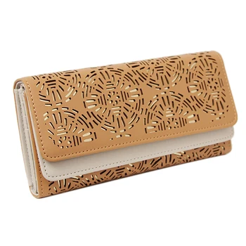 FGGS-New Classic explosive dual fold hollow bag Women Long Wallet lady purse card-Yellowish brown
FGGS-New Classic explosive dual fold hollow bag Women Long Wallet lady purse card-Yellowish brown
