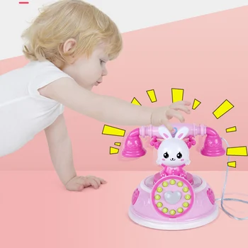 1 Pcs Simulation Telephone Toy Role Play with Music Light Early Educational for Children S7JN
1 Pcs Simulation Telephone Toy Role Play with Music Light Early Educational for Children S7JN