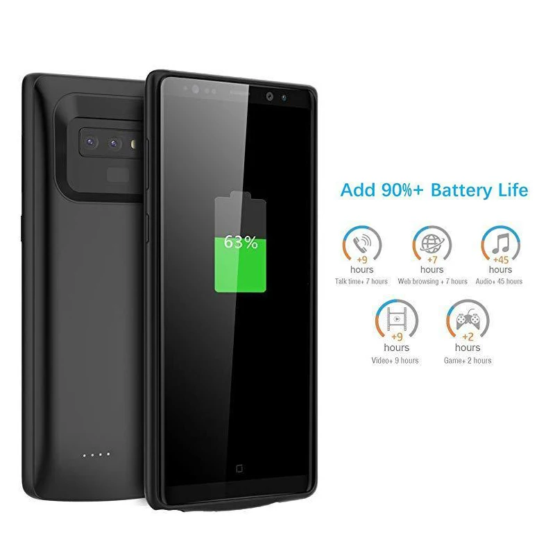 Tmoxen 2018New 5000mAh Phone Case Cover For Samsung Galaxy Note 9 Power bank Portable Charger Backup Battery Protect Cases
Tmoxen 2018New 5000mAh Phone Case Cover For Samsung Galaxy Note 9 Power bank Portable Charger Backup Battery Protect Cases