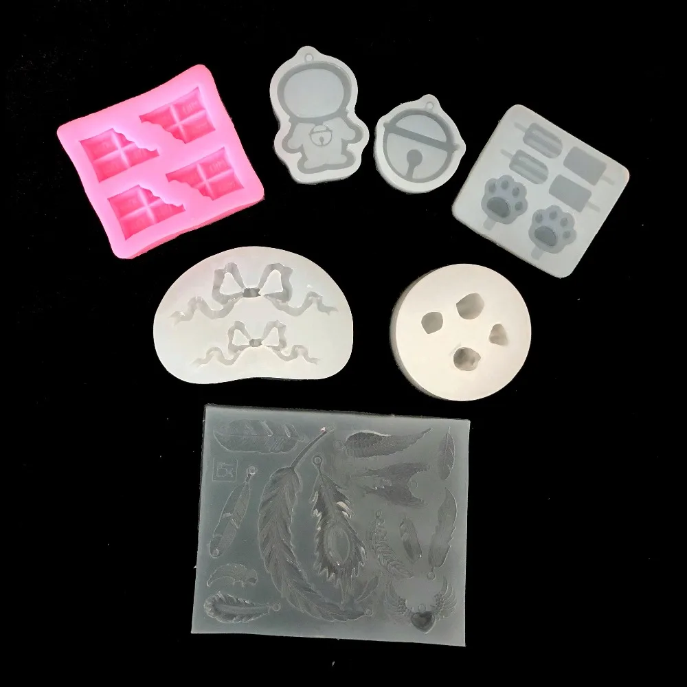 Mini Popsicle Silicone Mold DIY Resin Art Bows Charms Feather Decoration Molds Jewelry Making Tool Chocolate Crystal Mould
Mini Popsicle Silicone Mold DIY Resin Art Bows Charms Feather Decoration Molds Jewelry Making Tool Chocolate Crystal Mould