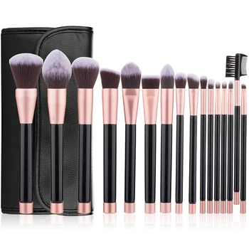 RANCAI 16pcs Makeup Brushes Foundation Powder Eyeshadow Blending Kits contour Brush Cosmetic Beauty Tools Kit with Leather Bag
RANCAI 16pcs Makeup Brushes Foundation Powder Eyeshadow Blending Kits contour Brush Cosmetic Beauty Tools Kit with Leather Bag