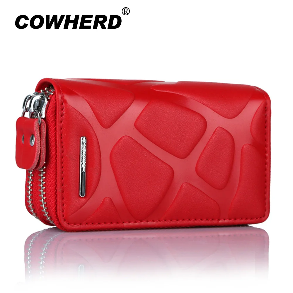 COWHERD 4 Colors Brand Multifunction Bag Women & Men Genuine Cow Leather key holders Double Zipper Key Card Wallet Car Key Case
COWHERD 4 Colors Brand Multifunction Bag Women & Men Genuine Cow Leather key holders Double Zipper Key Card Wallet Car Key Case