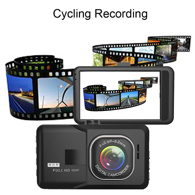 DVR Camera 1080P Wide Angle Car Video Recorder Car Driving Recorder HD Dash Cam LCD Night Vision Car Suction Cup Holder Car DVR
DVR Camera 1080P Wide Angle Car Video Recorder Car Driving Recorder HD Dash Cam LCD Night Vision Car Suction Cup Holder Car DVR