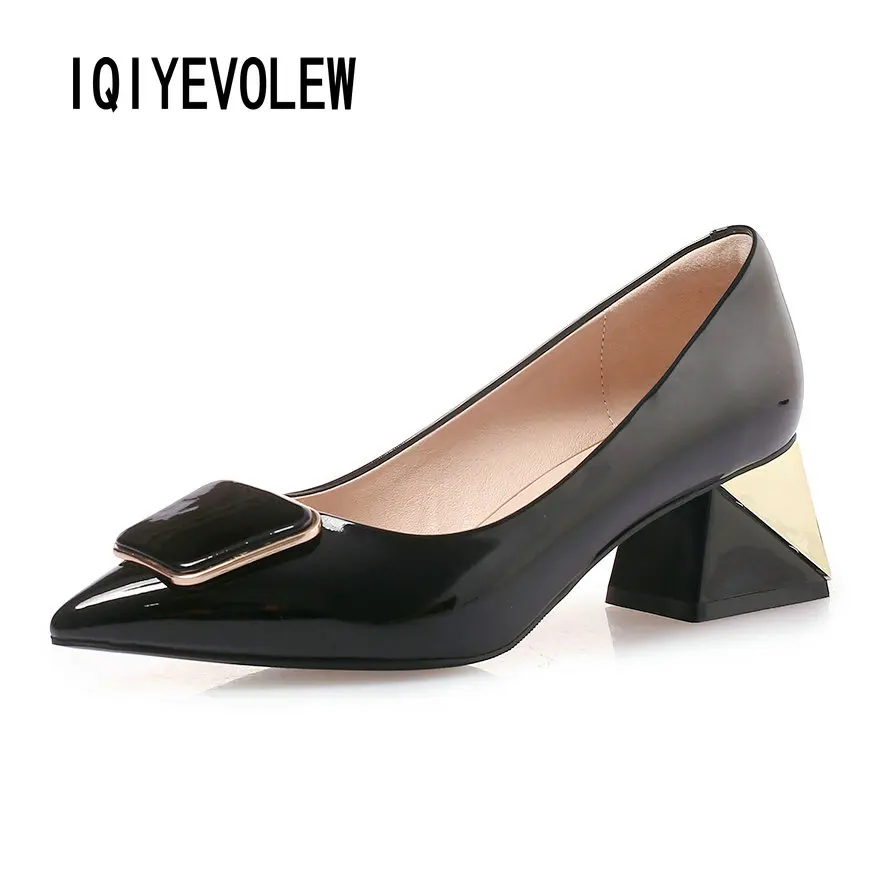 Pumps Women Block Mid Heel Pointed Toe Patent Leather Slip On Ladies Prom Work Dressy Wedding Evening Shoes Spring Autumn Black
Pumps Women Block Mid Heel Pointed Toe Patent Leather Slip On Ladies Prom Work Dressy Wedding Evening Shoes Spring Autumn Black