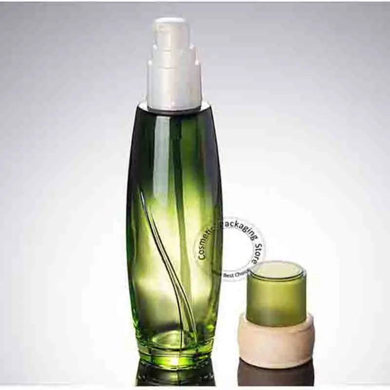 3pcs/Lot High Quality Empty 100ml Green Glass Bottle Cosmetic Pot 100g Lotion Bottle 10/3OZ Emulsion Pot Refillable Packaging
3pcs/Lot High Quality Empty 100ml Green Glass Bottle Cosmetic Pot 100g Lotion Bottle 10/3OZ Emulsion Pot Refillable Packaging