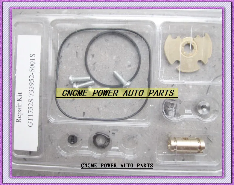 Turbo Repair Kit rebuild GT1752S 733952 733952-5001S 733952-0001 28200-4A101 28201-4A101 For KIA Sorento 2.5L CRDI 2002-07 D4CB
Turbo Repair Kit rebuild GT1752S 733952 733952-5001S 733952-0001 28200-4A101 28201-4A101 For KIA Sorento 2.5L CRDI 2002-07 D4CB