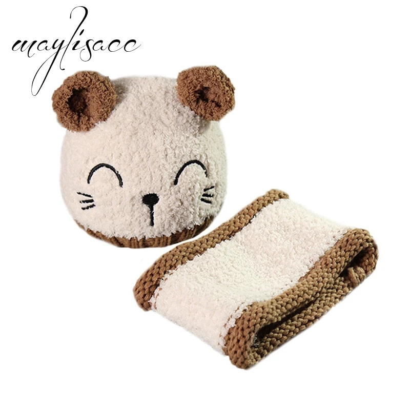 Maylisacc Cartoon Kids Winter Warm Thickened Knitted Hat Cap with Scarves HOT Cute for 1 to 3 Years Old Boy Girl Cap Set
Maylisacc Cartoon Kids Winter Warm Thickened Knitted Hat Cap with Scarves HOT Cute for 1 to 3 Years Old Boy Girl Cap Set