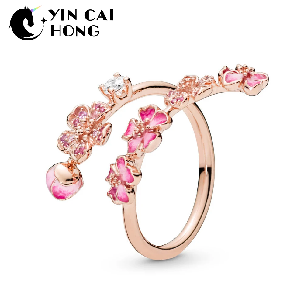 YCH 100% 925 Sterling Silver New Spring 188088NCCMX Long Peach Series ROSE Ring Original High Quality Women's Jewelry
YCH 100% 925 Sterling Silver New Spring 188088NCCMX Long Peach Series ROSE Ring Original High Quality Women's Jewelry