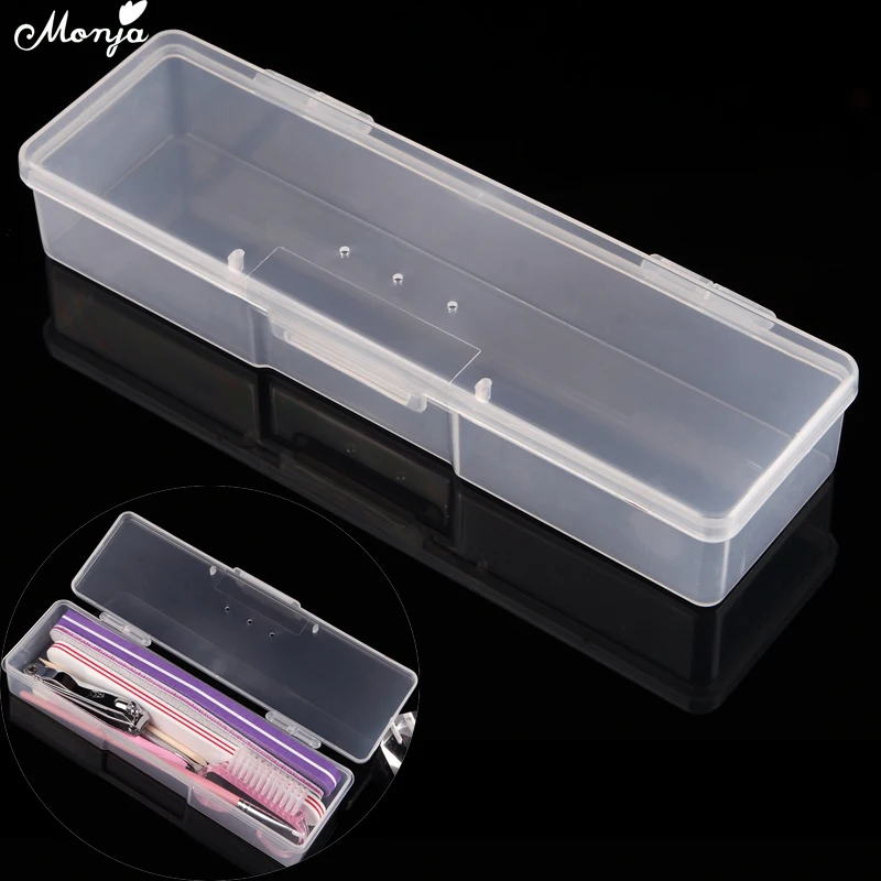 1pcs Rectangle Nail Art Tool Storage Box Plastic Empty Tweezers Clippers Nails Pens Cuticle Pusher Polishing Strip Container
1pcs Rectangle Nail Art Tool Storage Box Plastic Empty Tweezers Clippers Nails Pens Cuticle Pusher Polishing Strip Container