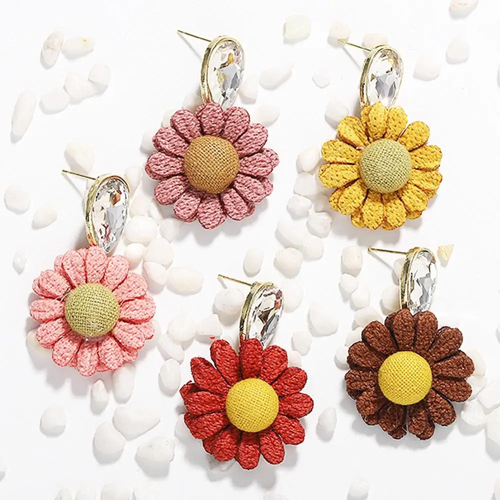 Dvacaman Colorful Flower Drop Earrings for Girl Women Crystal Rhinestone Trendy Statement Earrings Simple Design Gift Wholesale
Dvacaman Colorful Flower Drop Earrings for Girl Women Crystal Rhinestone Trendy Statement Earrings Simple Design Gift Wholesale