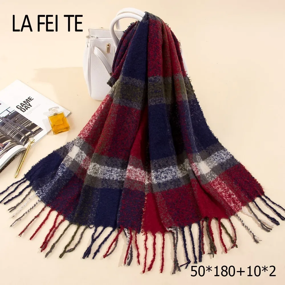 Long Winter Cashmere Scarf Women Stoles Shawl Foulard Femme Neck Pashmina Cotton Wool Ladies Plaid Blanket Women Scarf Warm 2019
Long Winter Cashmere Scarf Women Stoles Shawl Foulard Femme Neck Pashmina Cotton Wool Ladies Plaid Blanket Women Scarf Warm 2019