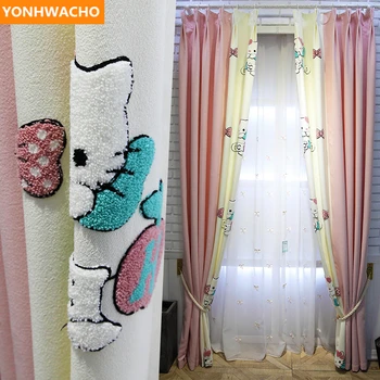 Custom curtains Cute pink princess room cotton linen children's girl bedroom cartoon cloth blackout curtain tulle drapes B272
Custom curtains Cute pink princess room cotton linen children's girl bedroom cartoon cloth blackout curtain tulle drapes B272
