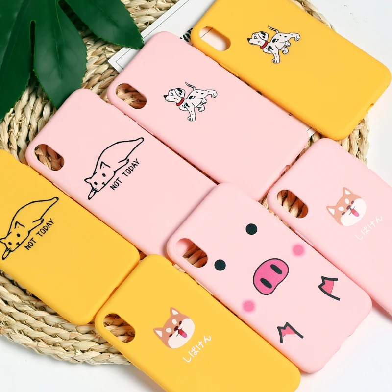Cute Cartoon Cat Dog Corgi Puppy Piggy Soft Matte Phone Case Fundas For iPhone 11 Pro 7Plus 7 6Plus 6 6S 5SE 8 8Plus X XS Max
Cute Cartoon Cat Dog Corgi Puppy Piggy Soft Matte Phone Case Fundas For iPhone 11 Pro 7Plus 7 6Plus 6 6S 5SE 8 8Plus X XS Max