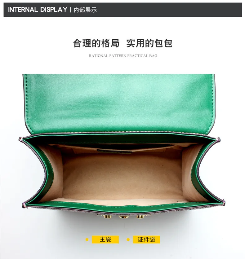 Genuine Leather Serpentine Handmade Luxury Patchwork Women Shoulder Bags Small Women Cross body bag snake skin women satchel bag (24)