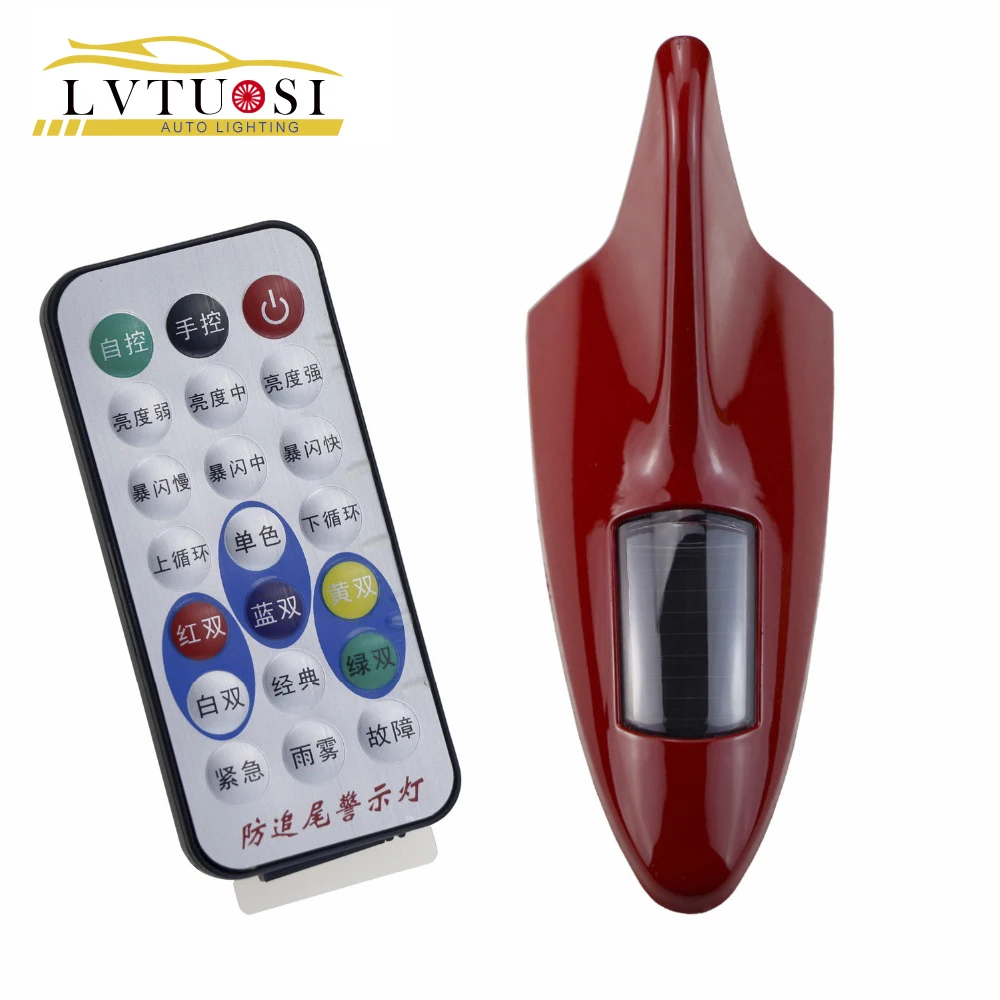 LVTUSI 10 Led Type Auto Car Solar Powered LED Flashing Shark Fin Warning Tail Lights Controller Universal Aerial Antenna CB
LVTUSI 10 Led Type Auto Car Solar Powered LED Flashing Shark Fin Warning Tail Lights Controller Universal Aerial Antenna CB