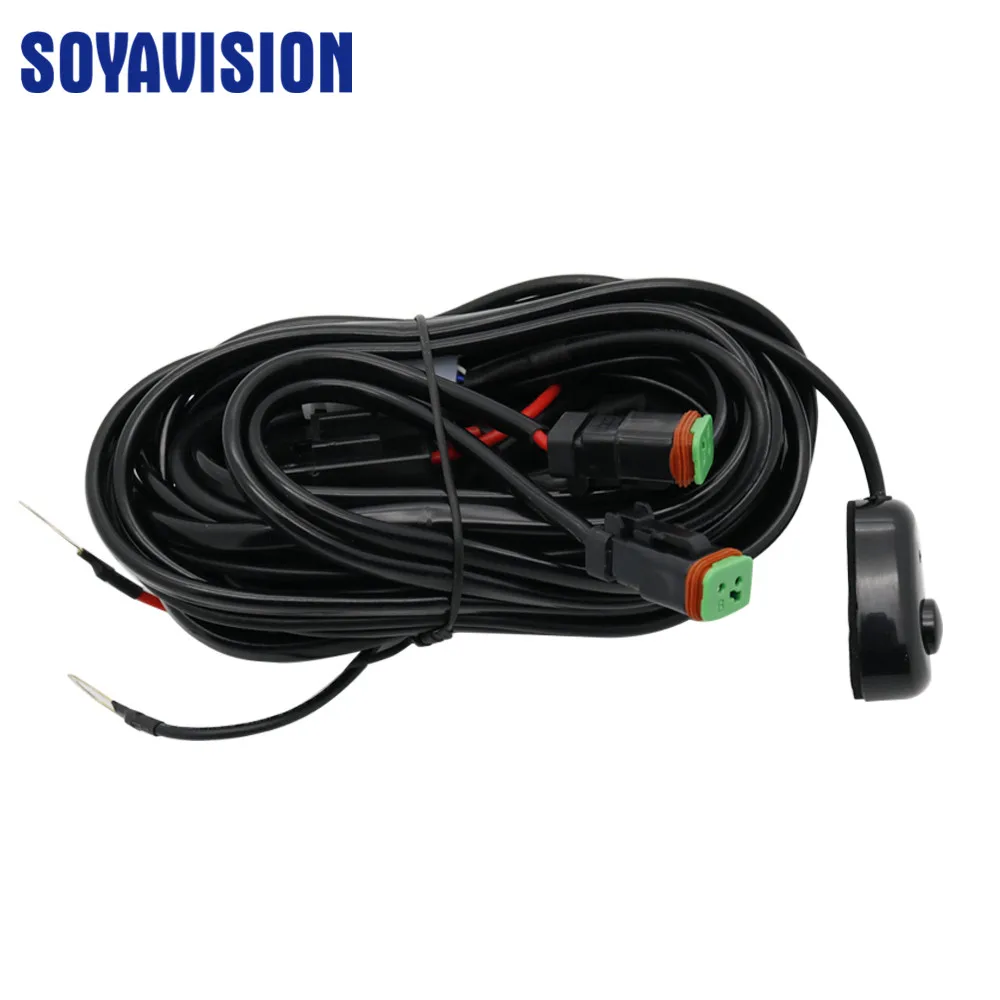 1 PC Heavy Duty Led Light Bar Wiring Harness Kit Waterproof Switches Dual Light Connector Light Bar Wire
1 PC Heavy Duty Led Light Bar Wiring Harness Kit Waterproof Switches Dual Light Connector Light Bar Wire