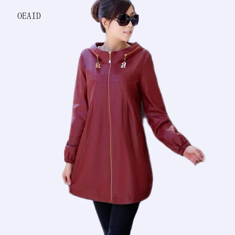 Plus Size XL 2XL 3XL 4XL 5XL Women's Leather Jacket Female Leather Coat Women 2019 Spring Long Jackets Ladies Coats Outerwear
Plus Size XL 2XL 3XL 4XL 5XL Women's Leather Jacket Female Leather Coat Women 2019 Spring Long Jackets Ladies Coats Outerwear