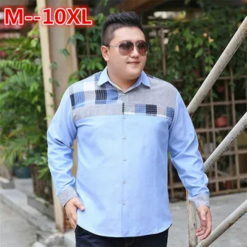 Plus size 10XL 8XL 6XL 5XL 4XL New Men Shirts Business Long Sleeve Turn-down Collar Cotton Male Shirt Slim Fit Popular Designs
Plus size 10XL 8XL 6XL 5XL 4XL New Men Shirts Business Long Sleeve Turn-down Collar Cotton Male Shirt Slim Fit Popular Designs