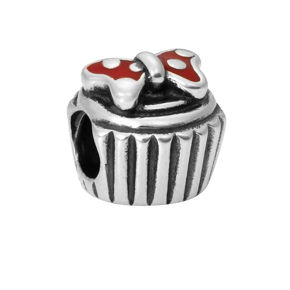 Mickey Cup Cake Red Bowknot Oil-drip Big Hole Charm Beads Silver Plated DIY Jewelry Accessories For Bracelet Crafts Bead JPB297
Mickey Cup Cake Red Bowknot Oil-drip Big Hole Charm Beads Silver Plated DIY Jewelry Accessories For Bracelet Crafts Bead JPB297