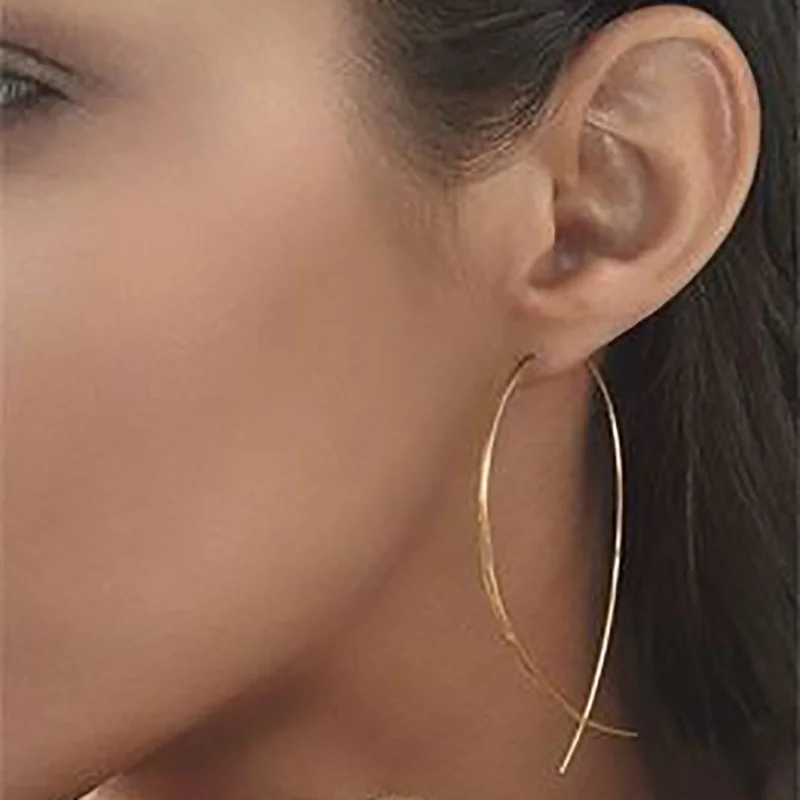 Fashion Earrings Cooper Thread Wire Fish Shaped Big Drop Earrings Women Party Female Earring
Fashion Earrings Cooper Thread Wire Fish Shaped Big Drop Earrings Women Party Female Earring