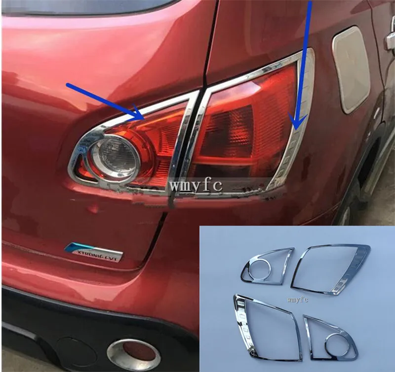ABS Chrome After headlight Lamp Cover Trim Taillight Tail Lights Lamp Trims Accessories For Nissan Qashqai j10 2007-2013
ABS Chrome After headlight Lamp Cover Trim Taillight Tail Lights Lamp Trims Accessories For Nissan Qashqai j10 2007-2013