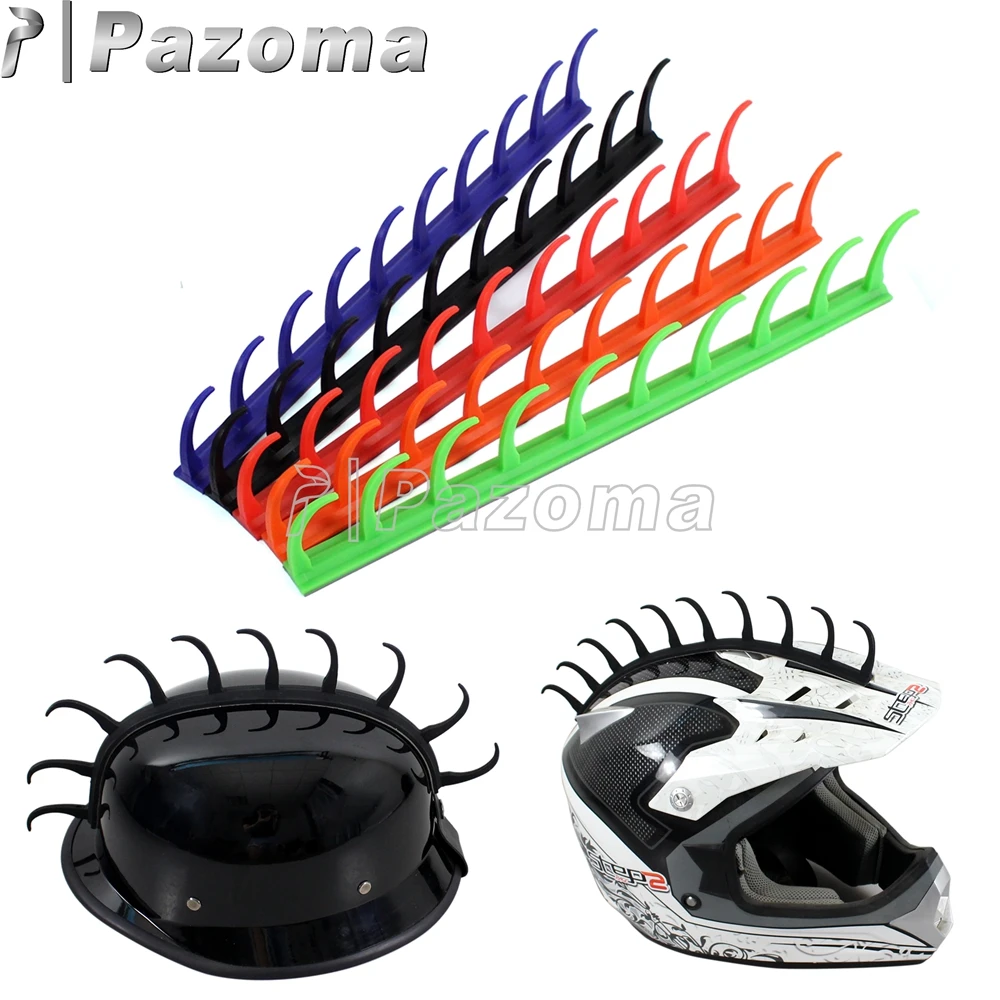 13" Motorbike Helmet Decorative Strip Rubber Helmet Mohawk Sticker Motorcycle Street Dirt Racing Biker Spikes Sticker Decoration
13" Motorbike Helmet Decorative Strip Rubber Helmet Mohawk Sticker Motorcycle Street Dirt Racing Biker Spikes Sticker Decoration