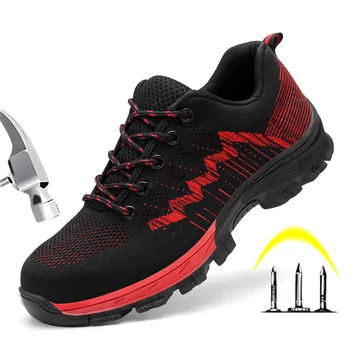 Men Shoes Work Boots Steel Toe Shoes Work Safety Boot Anti-smashing Piercing Safety Shoe Ankle Boots Military Boots Men Sneakers
Men Shoes Work Boots Steel Toe Shoes Work Safety Boot Anti-smashing Piercing Safety Shoe Ankle Boots Military Boots Men Sneakers