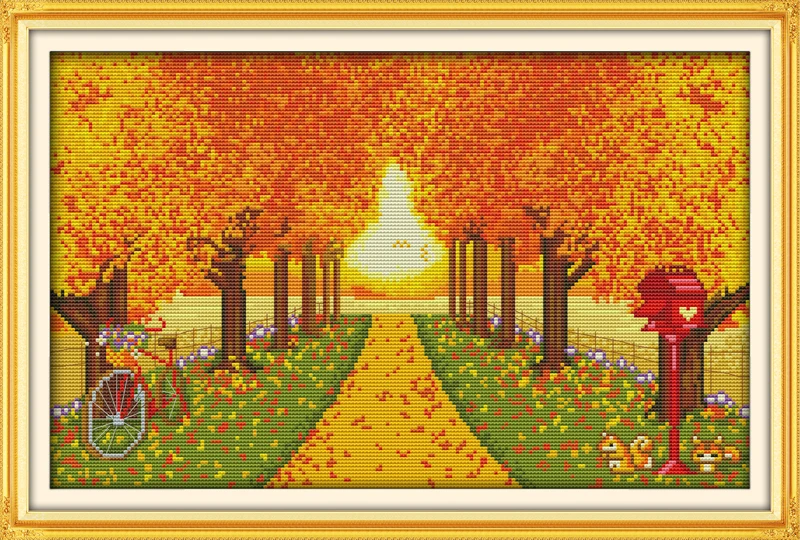 Autumn scenery(1) counted printed on fabric DMC 14CT 11CT Cross Stitch kitsembroidery needlework SetsHome Decor
Autumn scenery(1) counted printed on fabric DMC 14CT 11CT Cross Stitch kitsembroidery needlework SetsHome Decor