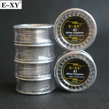 E-XY 5m/roll Flat Alien Clapton Wire 32G+0.3*0.8 For RDA RBA Rebuildable Atomizer Heating Wires Coil Tool Alien Clapton Heating
E-XY 5m/roll Flat Alien Clapton Wire 32G+0.3*0.8 For RDA RBA Rebuildable Atomizer Heating Wires Coil Tool Alien Clapton Heating