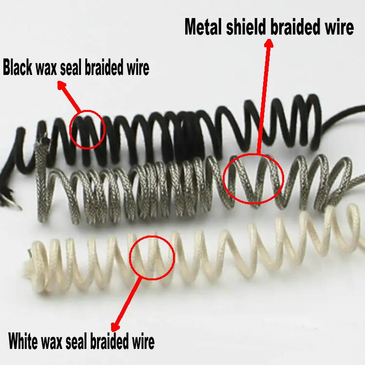 Electric Guitar Connection Cable ,Pickups Wiring Harness Single core Shielded Cloth wax weaving thread / 2 Meter High Quality
Electric Guitar Connection Cable ,Pickups Wiring Harness Single core Shielded Cloth wax weaving thread / 2 Meter High Quality