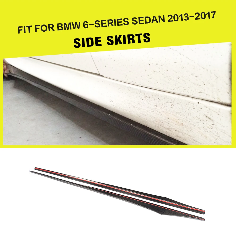 Carbon Fiber / FRP Black Car Side Skirt Extensions Lip for BMW 6 Series F06 F12 F13 M Tech M Sport 4 Door 2012 - 2018 Body Apron
Carbon Fiber / FRP Black Car Side Skirt Extensions Lip for BMW 6 Series F06 F12 F13 M Tech M Sport 4 Door 2012 - 2018 Body Apron