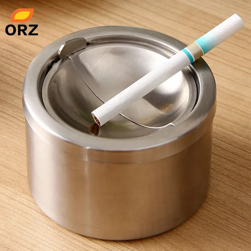ORZ Portable Car Ashtray Mini Windproof Cigarette Lidded Ashtray Cigarette Case Stainless Steel Tools
ORZ Portable Car Ashtray Mini Windproof Cigarette Lidded Ashtray Cigarette Case Stainless Steel Tools