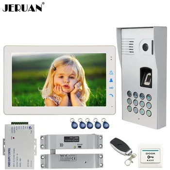 JERUAN 9 Inch Video Intercom Doorbell DoorPhone System White Monitor+Metal Fingerprint Code Keypad Waterproof RFID Access Camera
JERUAN 9 Inch Video Intercom Doorbell DoorPhone System White Monitor+Metal Fingerprint Code Keypad Waterproof RFID Access Camera