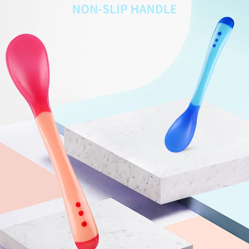 1pc Baby Safety Feeding Temperature Sensing Spoon Baby Silicone Spoon Kids Children Flatware Feeding Baby Spoons for Bay Care
1pc Baby Safety Feeding Temperature Sensing Spoon Baby Silicone Spoon Kids Children Flatware Feeding Baby Spoons for Bay Care